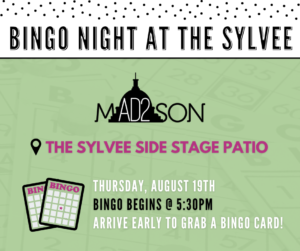 Bingo @ Sylvee Side Stage @ The Sylvee